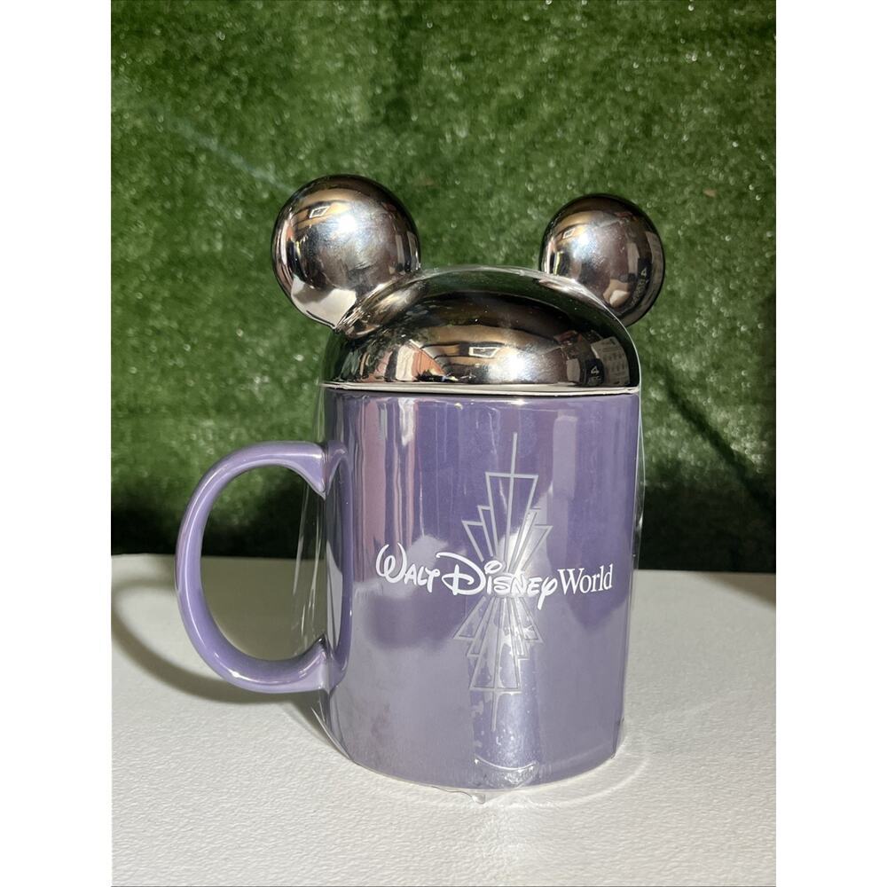 Disney Parks Mickey Mouse and Friends Disney 100 Mug with Silver lid - Picture 2 of 3
